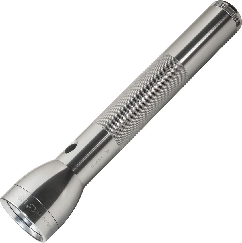Mag-Lite Flashlight 3rd Generation LED 3D Battery Silver Mag-Lite Flashlight 3rd Generation LED 3D Battery Silver