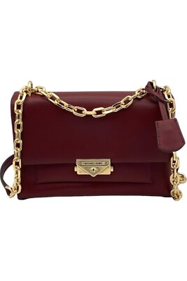 Michael Kors Cece Medium Shoulder Bag Dark Cherry