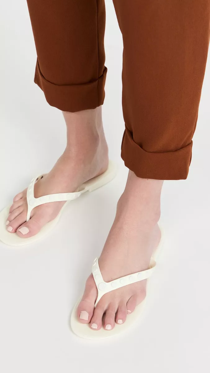 Tory burch jelly flip flops sale