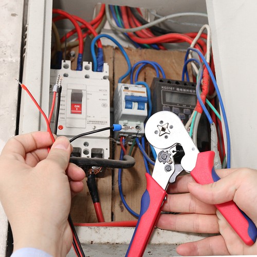 Ferrule Ratchet Crimper Plier Crimping Tool Cable Wire Electrical Terminals Kit - 第 6/17 張圖片