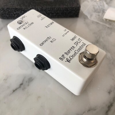 ONE CONTROL Minimal Series BJF BUFFER SPLIT guitar effects booster XLNT preowned