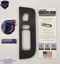 1994-1997 Ford Crew Cab Window Switch Bezel With Power Mirrors. New 3d Printed