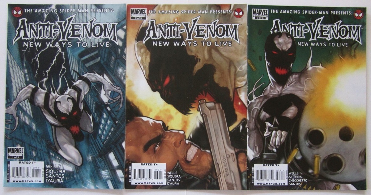 Anti-Venom: New Ways To Live #1-3 (2009) Marvel Comics Complete