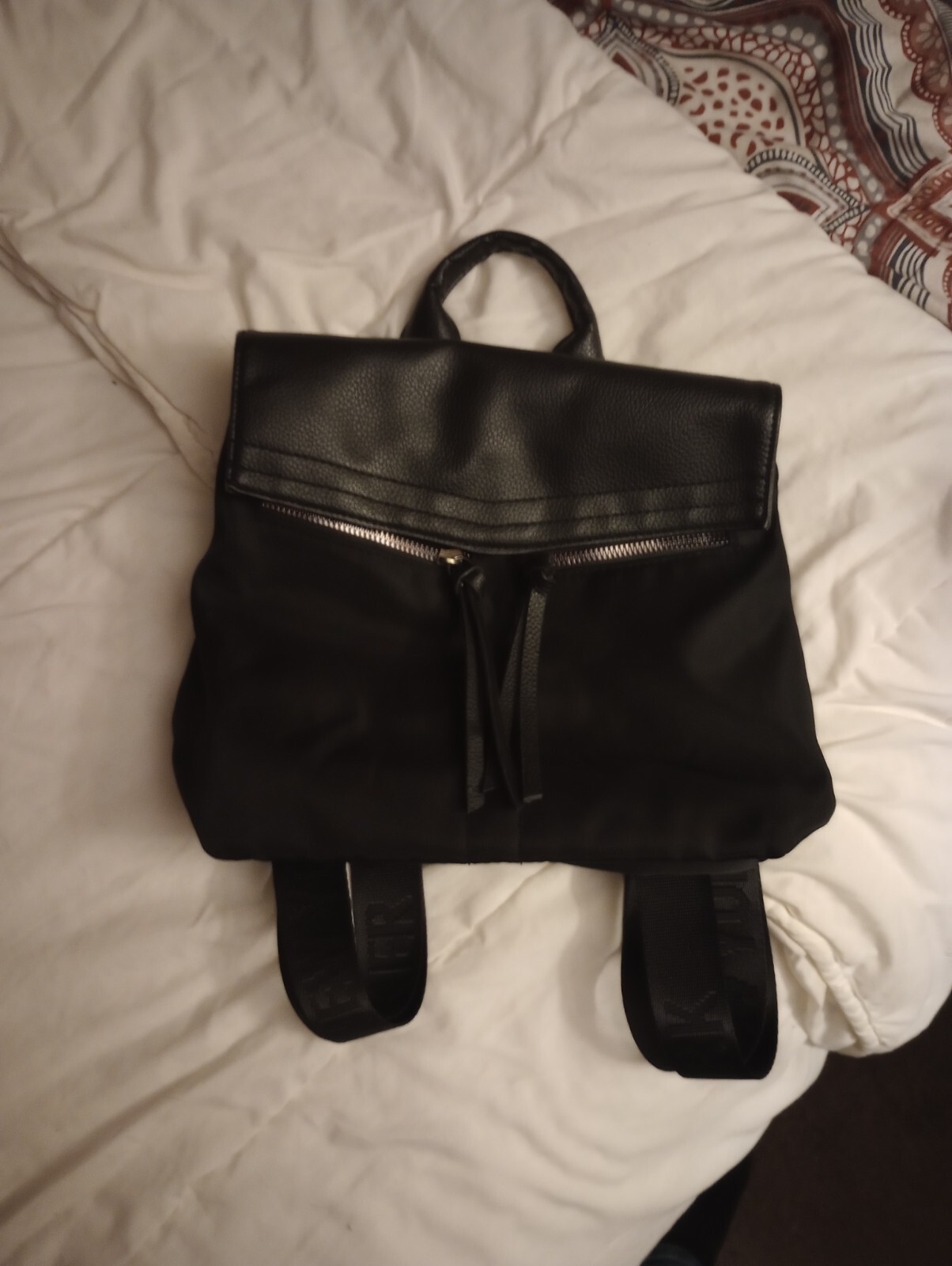 Botkier Trigger Mini Nylon Backpack - With Leathe… - image 5