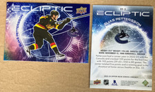 Elias Pettersson 2023-24 Upper Deck Series 2 Ecliptic #EC-3 - Vancouver Canucks