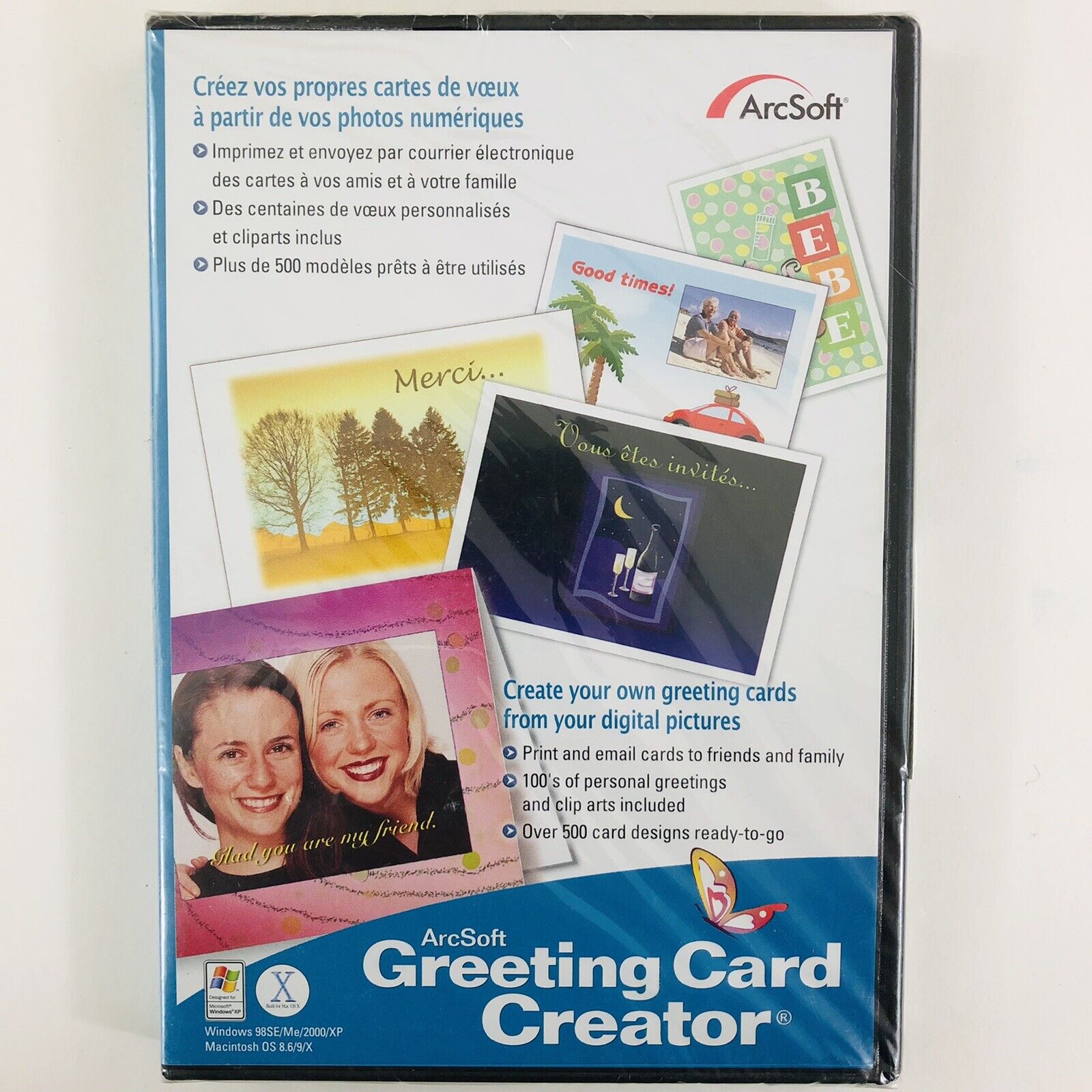 Arcsoft Greeting Card Creator for Microsoft Windows XP/Macintosh OS