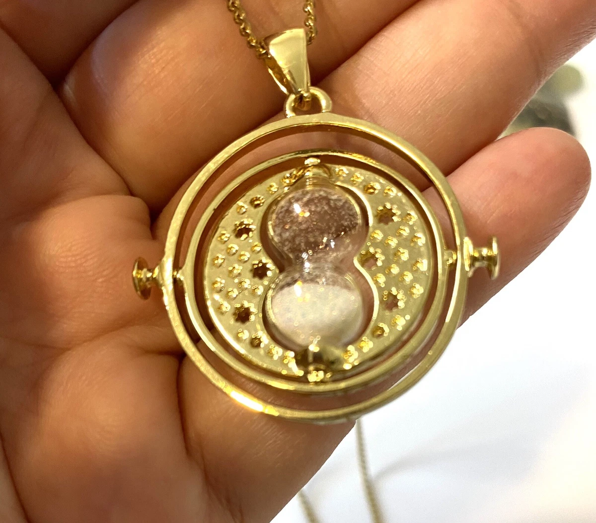 Vintage hourglass hotsell necklace