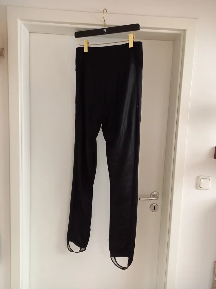 Rare! Vintage Luxus Jet Set St Moritz Air Chute Skihose Steghose schwarz Größe L - Bild 3 von 4