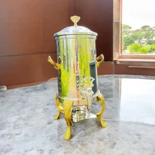 Bon Chef 3 Gal Dispenser Coffee Urn Stainless Steel/Brass ( 1 )