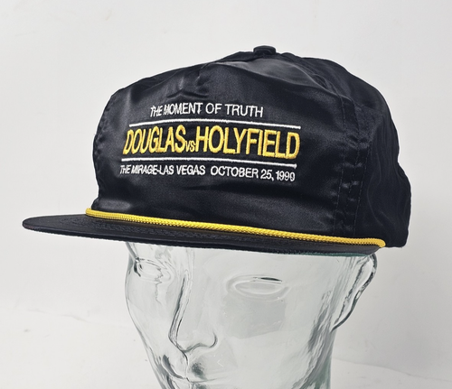 Vintage 1990 Buster Douglas vs Evander Holyfield Boxen Baseball Strapback Mütze