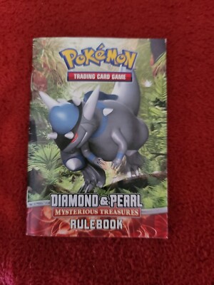 Pokemon TCG Diamond And Pearl Mysterious Treasures Cardlist And Rulebook