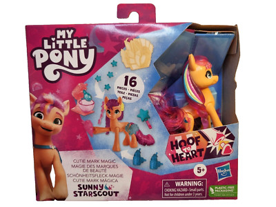 Neu My Little Pony Hoof To Heart Cutie Mark Magic Sunny Starscout Figur