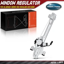 Window Regulator with Motor for Chevy Silverado GMC Sierra 1500 14-20 Rear Left