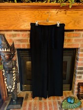 New York  Company Brand Subtle Sparkle Pinstripe Black Dress Pants Women's Size