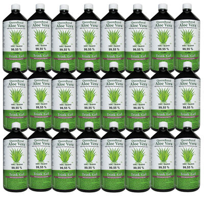 QueenRoyal Aloe Vera 24 Liter Trink Gel 99.55 % Barbadensis miller. 30259-G  | eBay