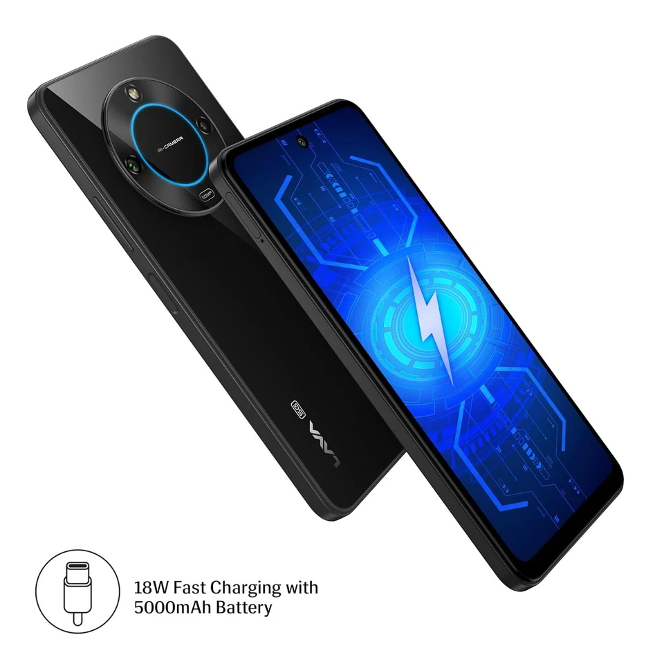 Lava Blaze 2 5G (Glass Black, 6GB RAM, 128GB Storage)| Stunning Ring Light| - Image 4 of 4