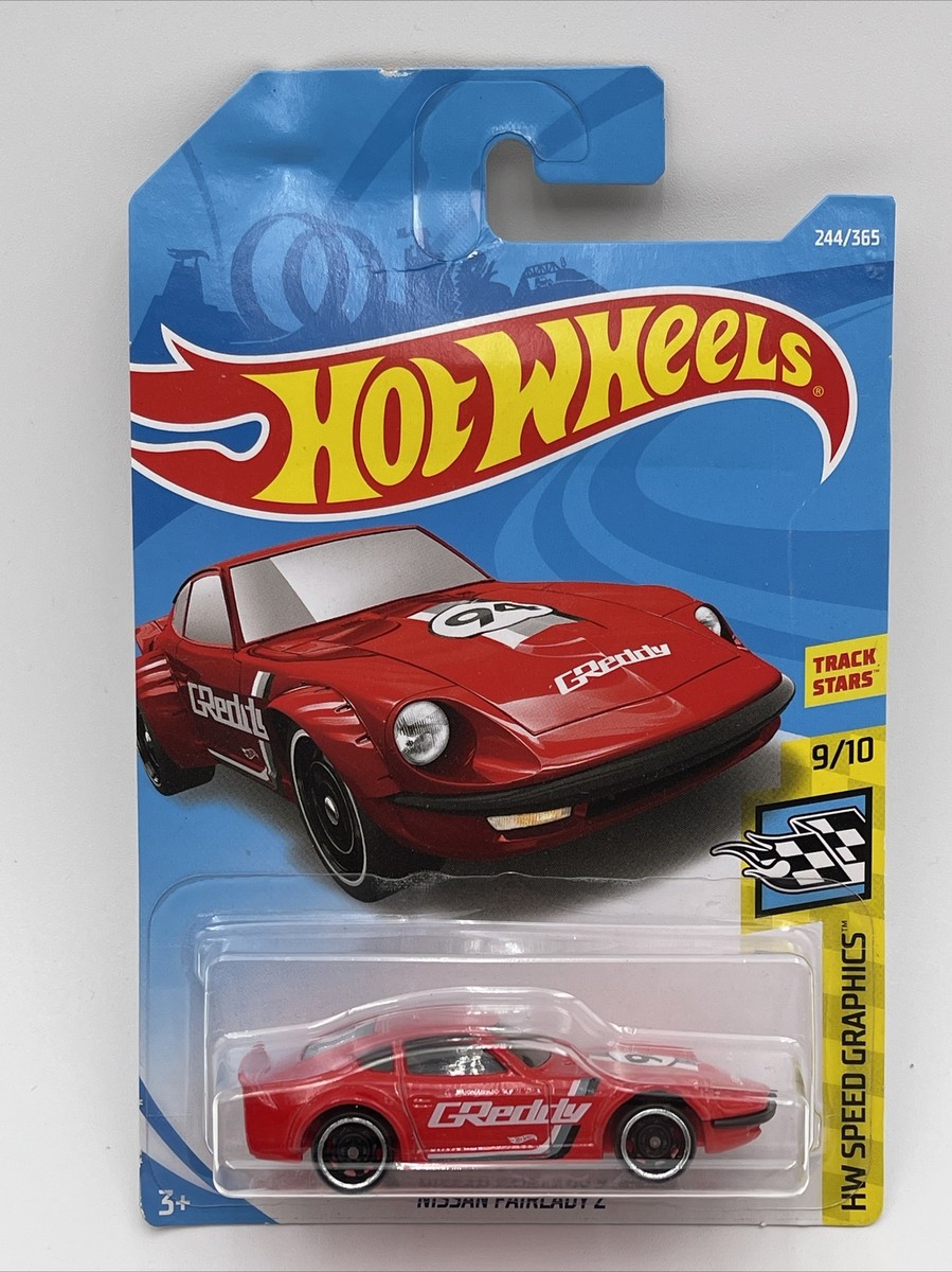 2017 Hot Wheels HW Speed Graphics Nissan Fairlady Z Red Greddy 244