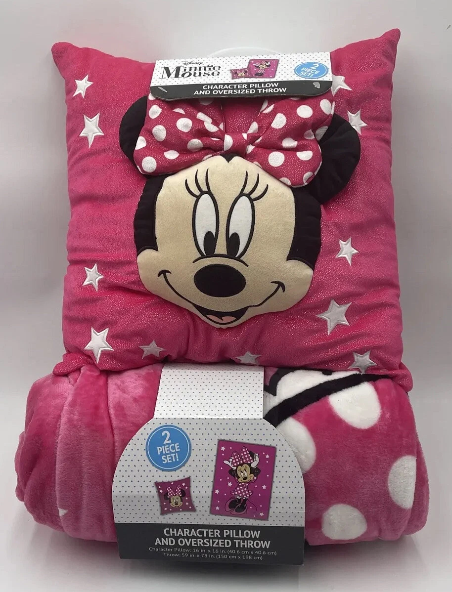 Minnie mouse blanket and pillow set sales