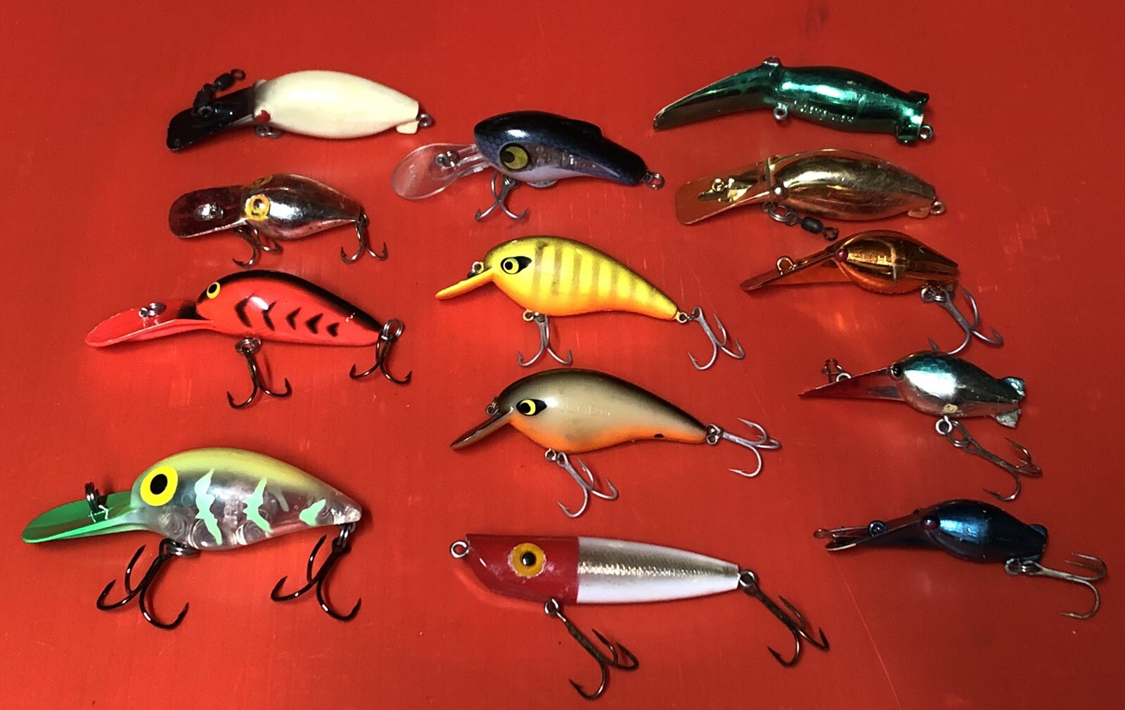 Fishing Lure Lot Luhr Jensen Hot Shot, LOBO, Brad’s Magnum Wiggler