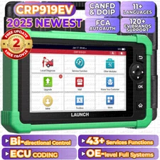 2025 LAUNCH X431 CRP919 EV Electric Car Diagnostic Scanner All System ECU Coding