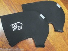 ROAD BIKE DROP BAR NEOPRENE WEATHER PROOF WINTER RIDING BAR MITTS MEDIUM BLACK