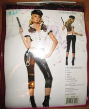 SEVEN 'TIL MIDNIGHT CUFF ME CUTIE HALLOWEEN POLICE COSTUME WOMENS SMALL #10232