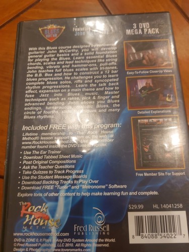 Complete Blues Guitar Lessons – Beginner to Advanced – Marty Schwartz DVD Set - Foto 2 di 4