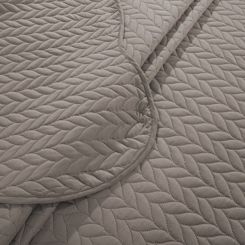 3 Stück Beige Gesteppt Geprägt Tagesdecke Queen King Size Bettdecke Bettüberwurf Set - Bild 34 von 35
