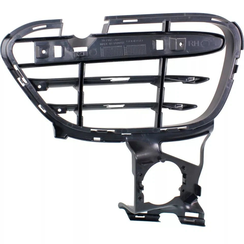 New Front Bumper Insert Black Plastic Set of 2 Fits 2011-2014 Porsche Cayenne Foto 4 de 4