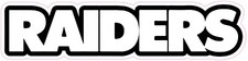 Las Vegas Raiders Football Vinyl Decal Sticker Car Truck Bumper Tumbler Mug
