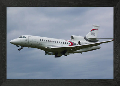 Dassault Facon 8X Framed Wall Art Poster Canvas Print Picture