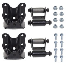 2pcs For Ford Ranger Mazda Rear Leaf Spring Rear Hanger Bracket And Shackle Kit 2pcs For Ford Ranger Mazda Rear Leaf Spring Rear Hanger Bracket And Shackle Kit
