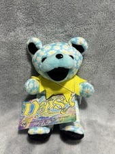Vintage 1998 Grateful Dead Tour Bean Bear Daisy Plush Birthday 8/16/69 Rock