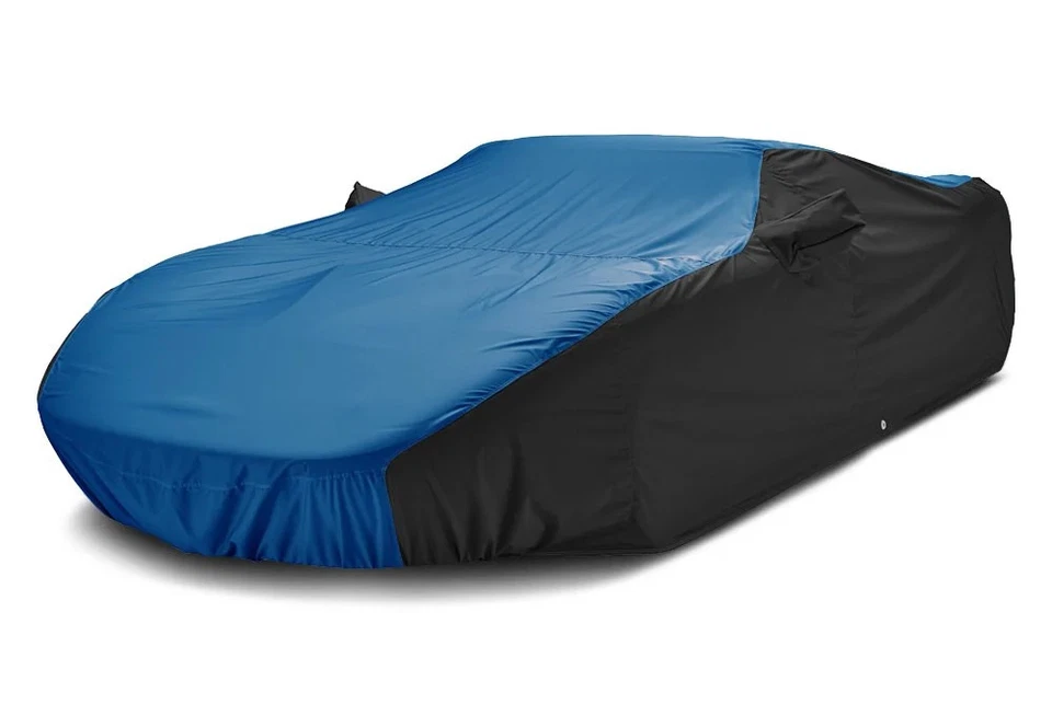 For Ford Fiesta 11-19 Car Cover WeatherShield HP Two-Tone Bright Blue Custom Car Foto 2 de 4
