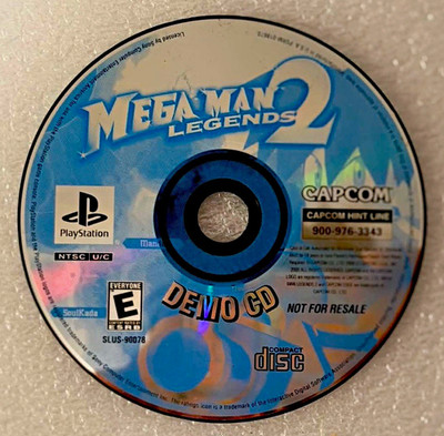 Mega Man 2 Legends DEMO CAPCOM CD NOT FOR RESALE PS1 RARE