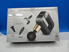 Brookstone Touch Control Deep Tissue Percussion Massager 32 Levels