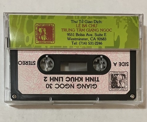 Original Vietnamese Cassette 1987: TINH KHUC LINH 2, Play Tested as New! - Picture 2 of 6