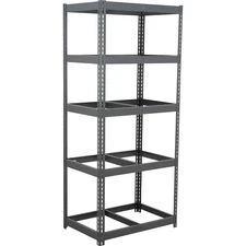 Boltless Extra Heavy Duty Shelving 36"W x 24"D x 72"H 5 Shelves No Deck