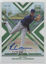 2016 Elite Extra Edition Status Emerald Die-Cut 20/25 Reggie Lawson Auto 0bz