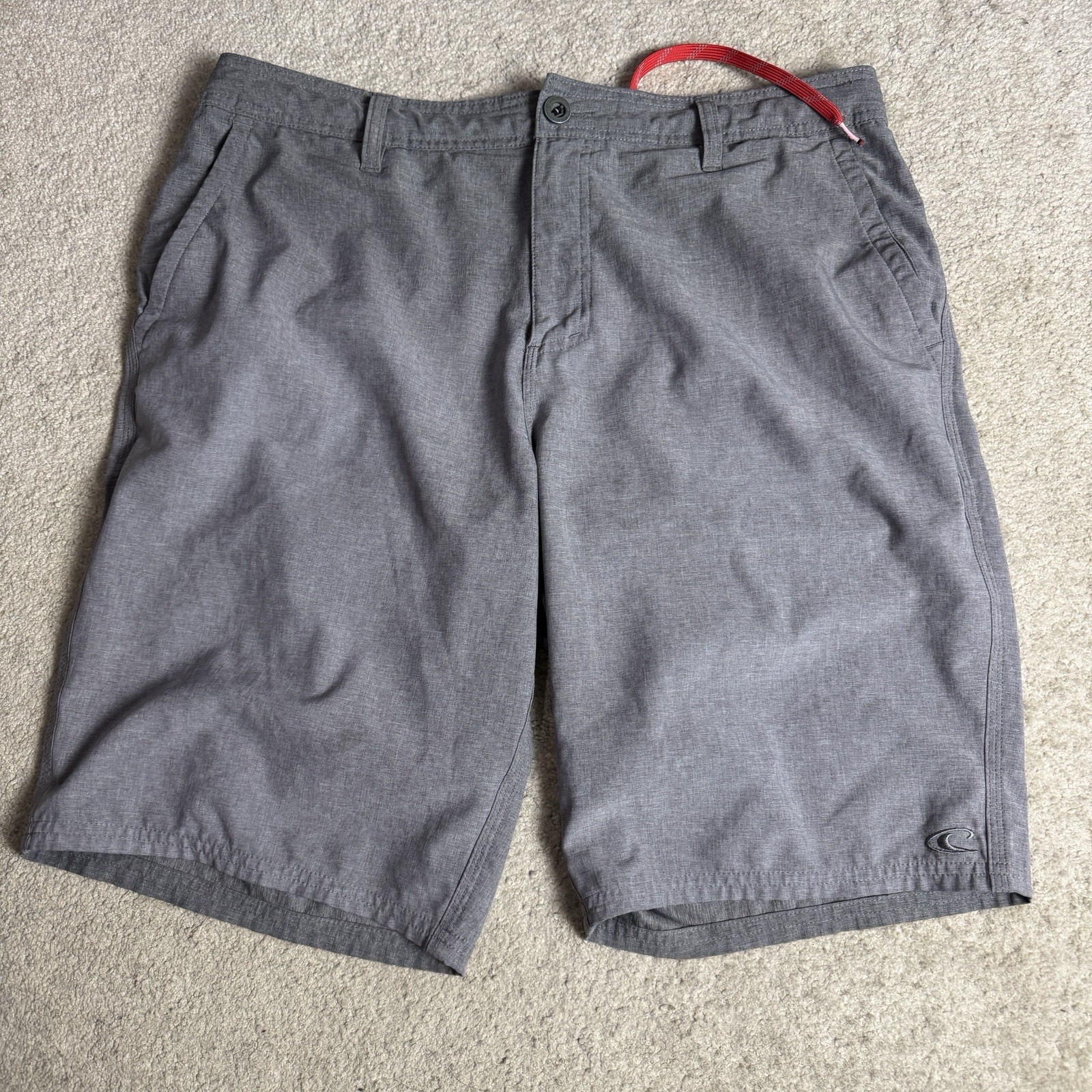O Neill Mens Hybrid Shorts 36 Gray