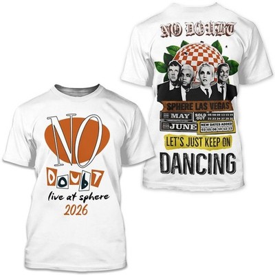No Doubt Las Vegas Sphere 2026 3D T-Shirt 3D shirt Polyester   C59.349