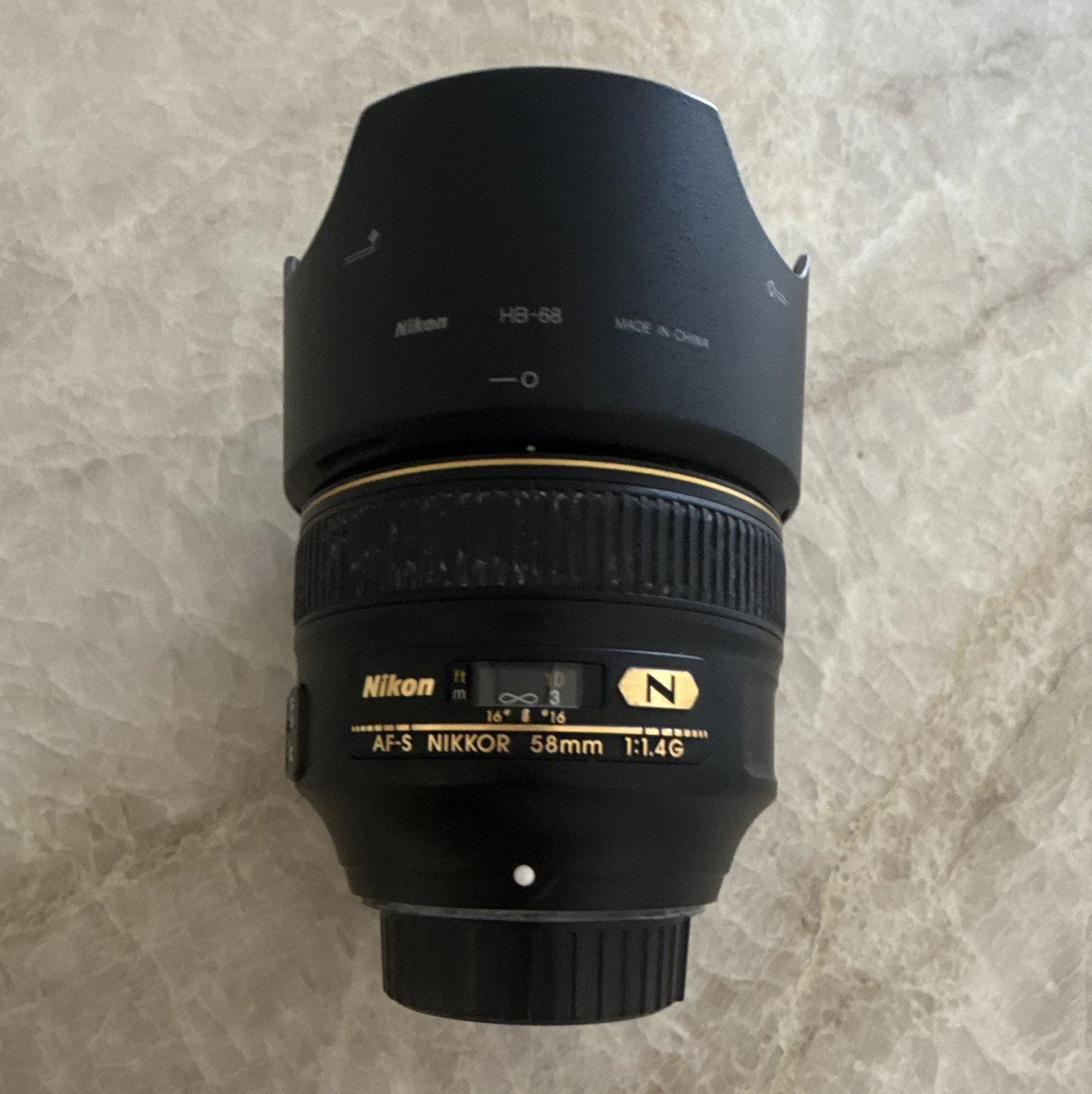 Nikon NIKKOR AF-S 58mm f/1.4 Camera Lenses for sale | eBay