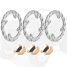 Pour Polaris Disques et Plaquettes de frein AV+AR Sportsman 550 850 1000 09-17