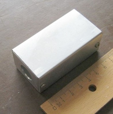 1 Stk. TEKO  1/A.1 Universal-Gehäuse 37 x 72 x 28mm  Aluminium  Silber