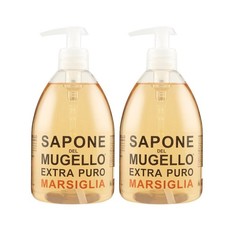 2x Sapone Del Mugello Sapone Liquido Marsiglia 500ml