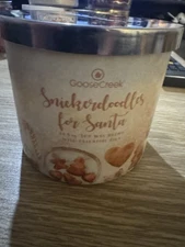 New Goose Creek Snickerdoodles For Santa Three Wick 14.5 Oz Soy Wax Blend Candle