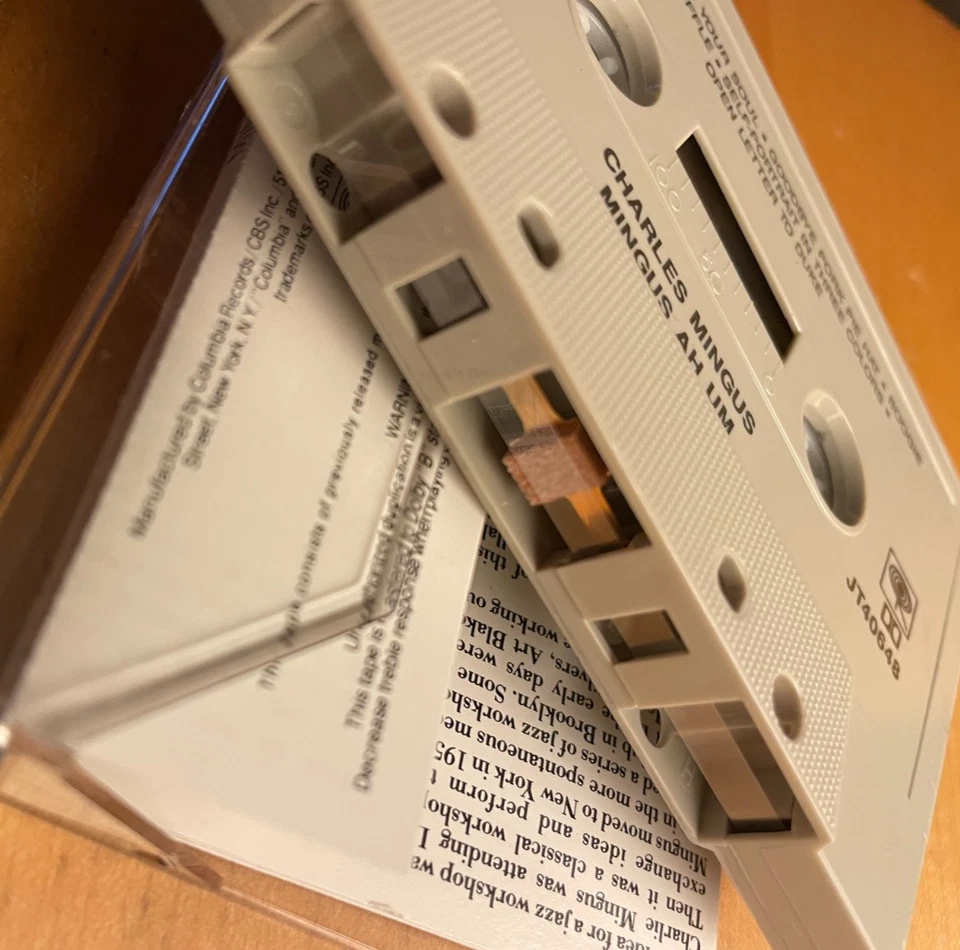 CHARLES MINGUS Ah Um Remastered Cassette Tape CBS JT40648 Analog Vtg Music Jazz - Image 4 of 4