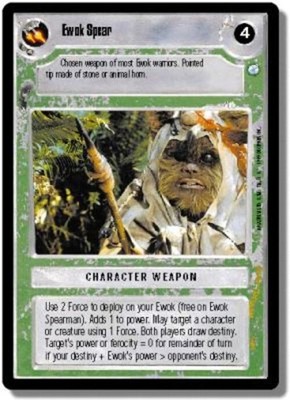 Ewok Spear Star Wars CCG Decipher Endor