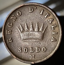 REGNO D'ITALIA - 1 SOLDO 1811 MILANO  - NAPOLEONE I° RE E IMPERATORE