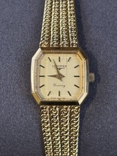 Vintage Longines BT7016 0961 Gold Plated Women's Swiss Quartz Watch 17mm Rare